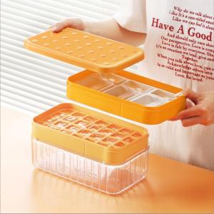 China Ice Cream Makers Large Capacity Ice Cube Mold for Household Food Grade Ice Making Box wholesale