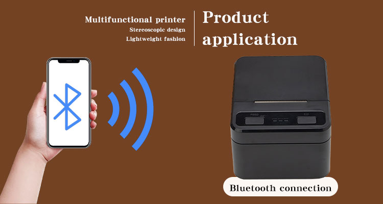 70-90mm/s Black Print Speed USB/Wireless 58mm Thermal Printer for Android POS Receipt