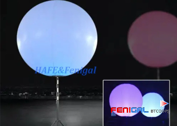 RGB LED Inflatable Event Lighting Balloon For Advertising: Wedding And Party Tripod Stand