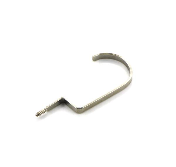 Quality Small White Metal S Hooks For Hanging Plants Hangers Plastic Cap Coated for sale