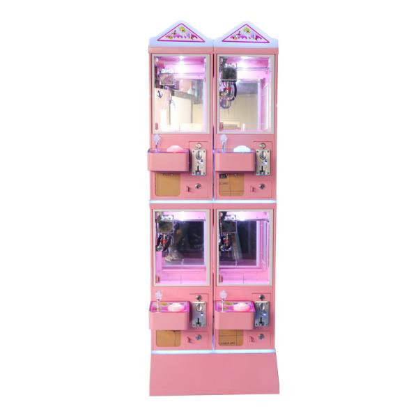 Quality Metal Cabinet 4 Player Toy Crane Machine With Stable Game Board for sale