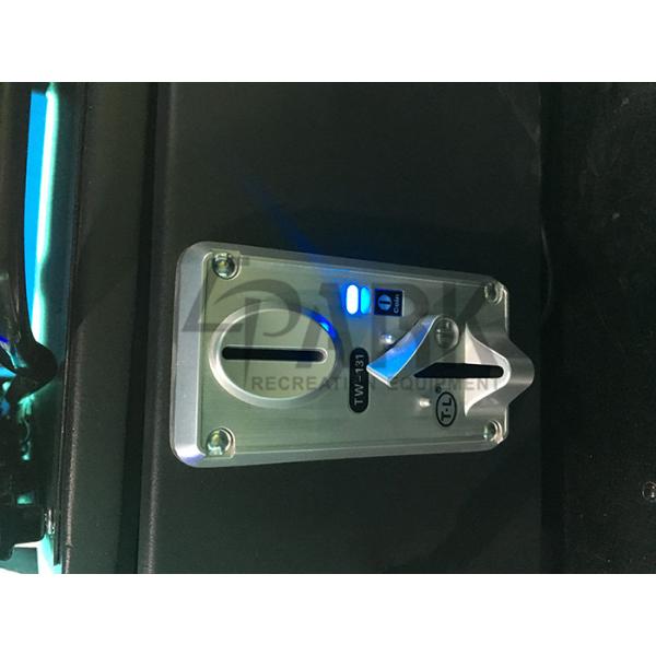 White 9D VR Simulator Virtual Reality Car Racing Machine For Adult Game Center Multi Players Platform