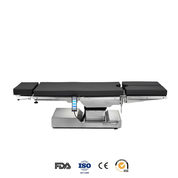 Bridge Hydraulic Electric Operating Table With Memory Foam / Kidney 100mm Elevator