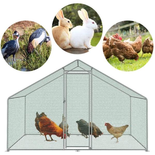 Easy Assembly 1mm Hot Galvanized Chicken Run Kennel
