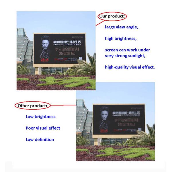 256*128mm Super Bright P8 Outdoor Led Display Module