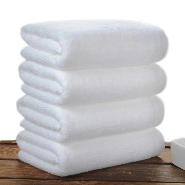 Quality Customized white hotel exclusively for 100% cotton absorbent thickened bath towel for sale