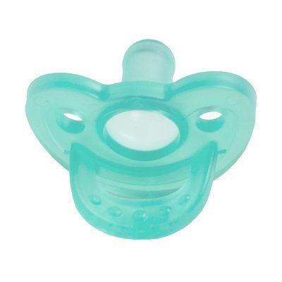 Heat Resistant Baby Soother Nipple , Clear Silicone Soothers For Babies
