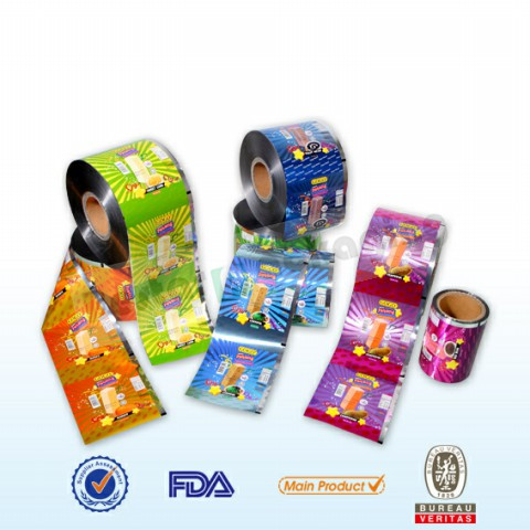 NEW! laminated stretch film for ice cream packaging,Food packaging plastic roll film with bestar packaging