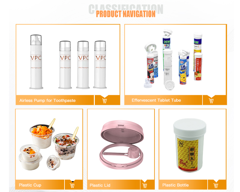Effervescent Tablet Bottles with Cap Dry Offset Printing and Easy Cleaning