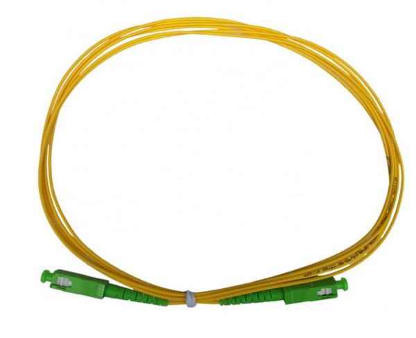Quality SC APC To SC APC Singlemode Fiber Optic Cable Patch Cord 3m 5m 10m for sale