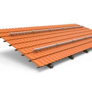 Universal Compatibility Solar Pv Aluminium Mounting Rail Withstand Temperatures And Strong Winds