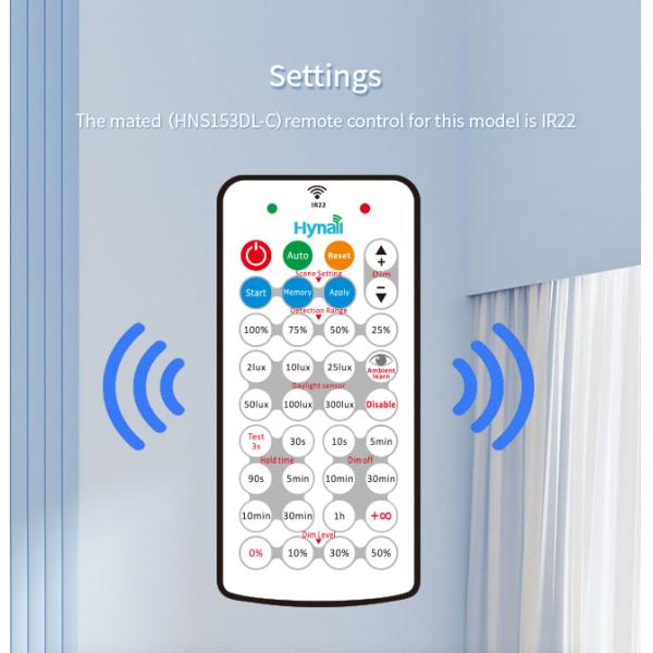 HNS153DL-C Zhaga Book 18 SYNC Function Microwave Radar Motion Sensor
