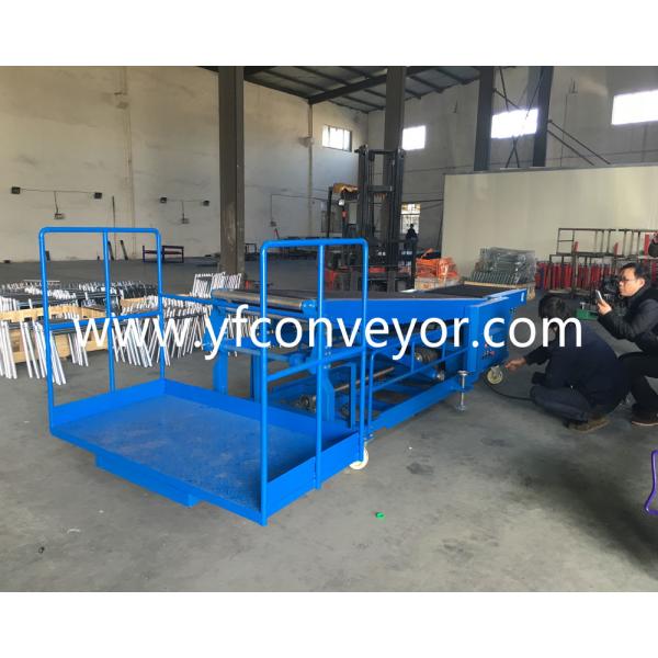 A Standing Platform of Factory Price Truck Loading Conveyor/Customizable Truck Loading Unloading conveyor
