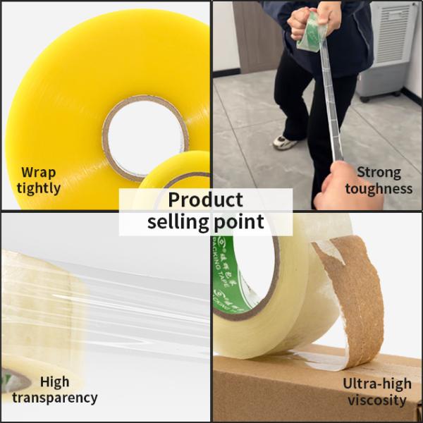 Shipping Carton Sealing Tape Eco Friendly Custom Self Adhesive Packing Tape Waterproof