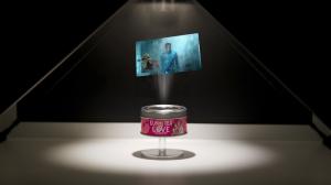 China AC110-240V 3D Holographic Display Pyramid Transparent Screen Sheet Metal wholesale