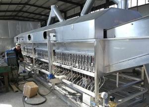 China Beans &amp; Peanut Frying Machine Automatic Continuous Fryer Easy Operation wholesale