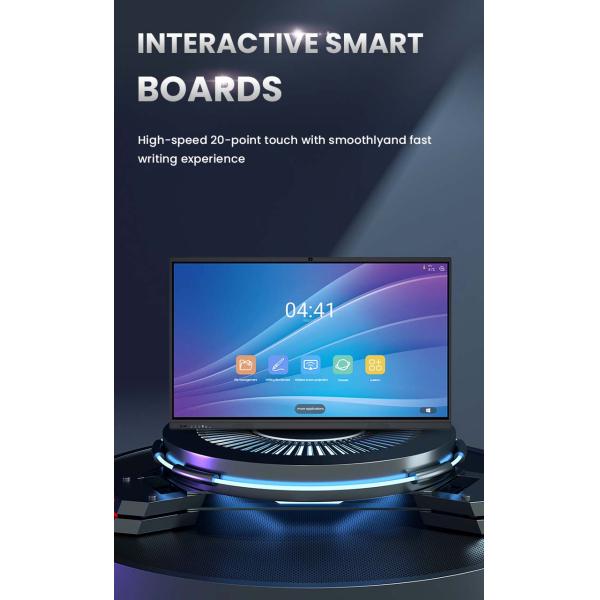 65/75/85/98/110 Inch LCD Display Interactive Smart Board Electonric Flat Penals Educational Equipment Interactive WhiteBoard