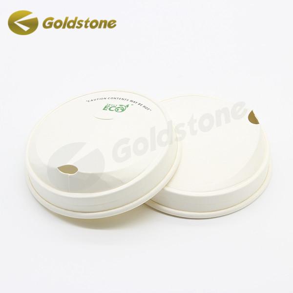 Quality Custom Size Disposable Compostable Cup Lids Hot Cup Lids for sale
