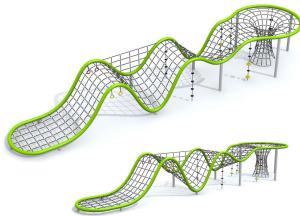 China Playground Commercial Outdoor Rope Climbing Net With Customized Design wholesale