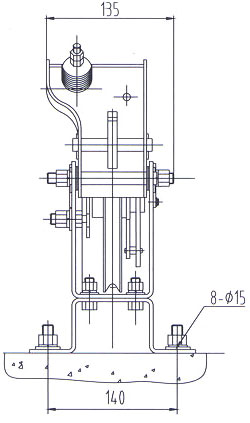 Wire Rope Elevator Overspeed Governor For Lift Safety Devices