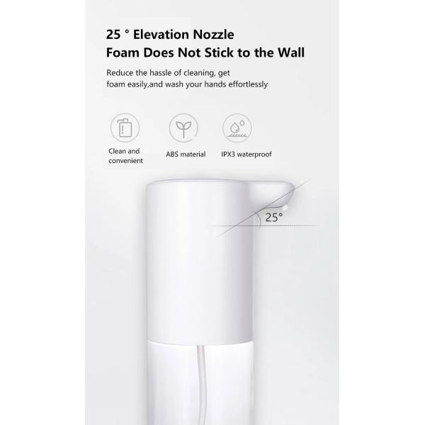 Bathroom Portable Standing Sensor Touchless Non Contact Rechargeable Automatic Hand Sanitizer Foam Soap Dispenser