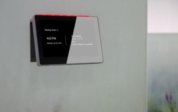 Quality Black Color Wall Tablet display with wifi three-colors LED For Home Automation for sale