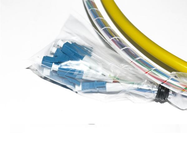 Quality 12colour LC Bundle Optical Pigtail Patch Cord for sale