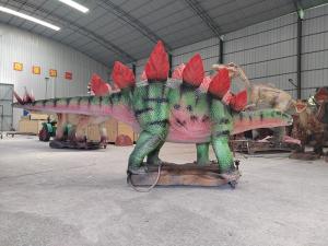 China Jurassic Alive Museum Lifesize Dinosaurio Animatronic Stegosaurus wholesale