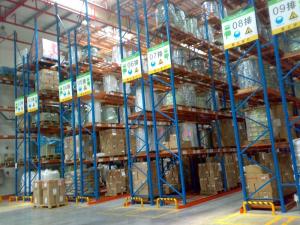 China Adjustable Heavy Duty Very Narrow Aisle Industrial Pallet Racks For Logistic Cental wholesale