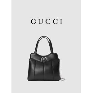 China Leather Palladium Tone Gucci Tote Mini Classic Silhouettes wholesale