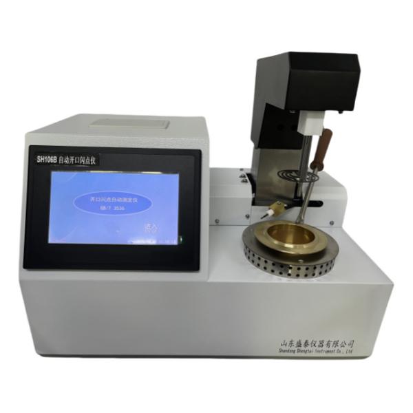 Fully Automatic Cleveland Open Flash Point Tester ASTMD92 Lubricating Oil Rt ～ 400 ℃