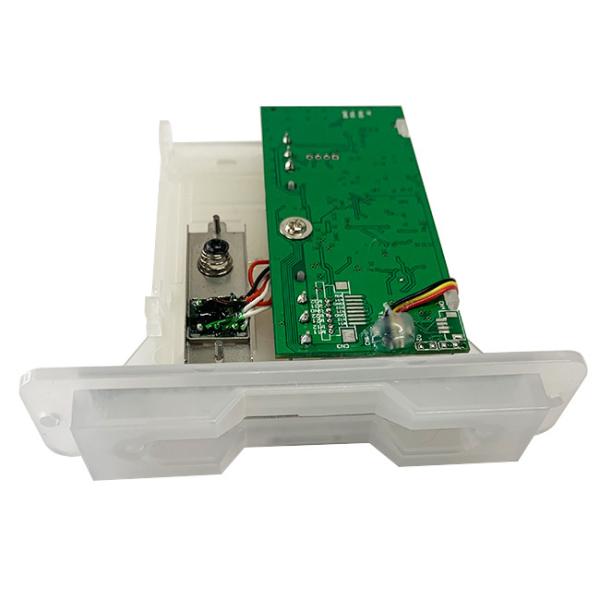 Quality Illuminated Magnetic Swipe Card Reader Semi Transparent Bezel Half Insertion for sale