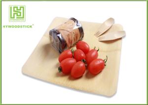 Healthy Bamboo Sushi Plate , Compostable Bamboo Plates And Bowls With Logo