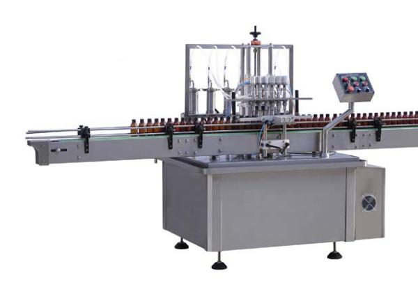 Quality Automatic Volumetric Inline Liquid Bottle Filling Machine With Siemens Control for sale