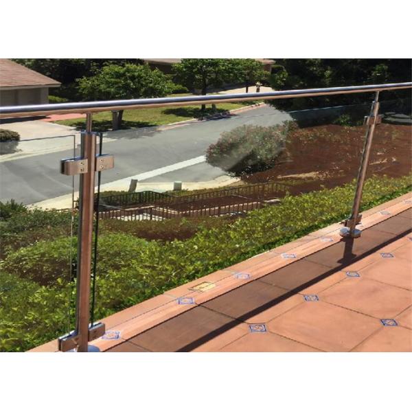 Post Glass Railing Building Railing Outdoor Glass Balustrade Systems