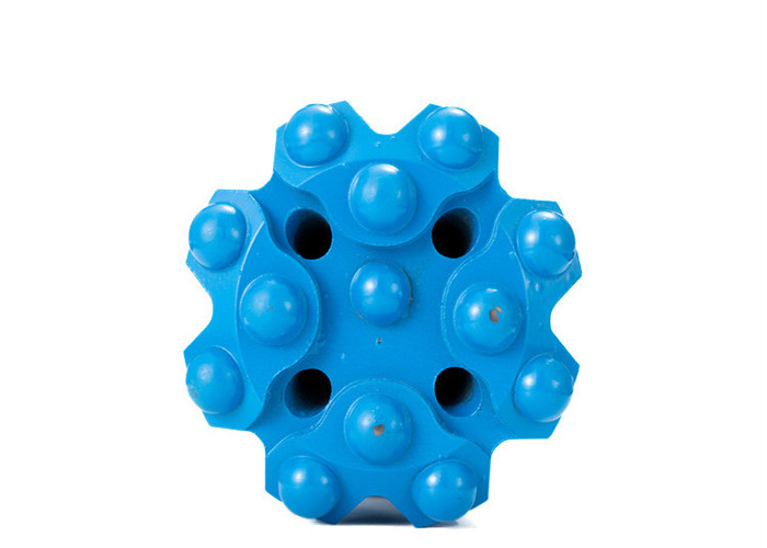 Blue T38 64mm Thread Button Bit Construction Use ISO9001