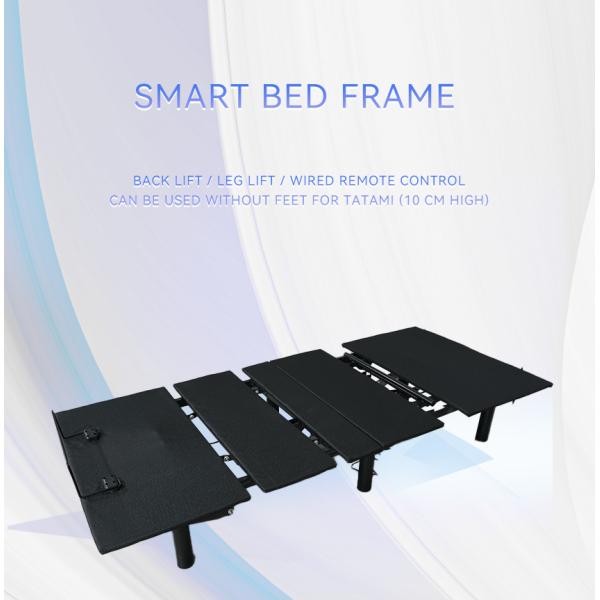 B300 Black Smart Bed Adjustable Wireless Remote Control Modern Smart Bed