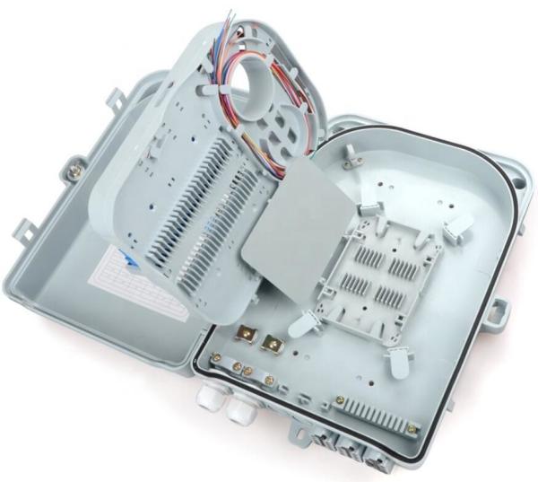 Quality Fiber Optic Wall Box 1:16 Cassette Splitter Or 24 Core Pigtails And Adapters FTTH FDB Box for sale