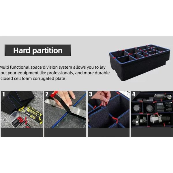EA-2816 Multi-purpose Tool Box with Compact Size and High-Quality PP Material for Professional Organizing