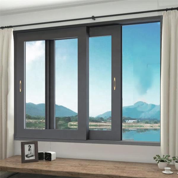 Double Glazed Modern Aluminum Casement Windows Customized Size