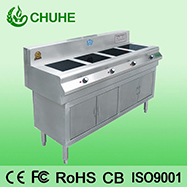 Durable Multi Burner Induction Stove , Induction Combination Cooker 3500W
