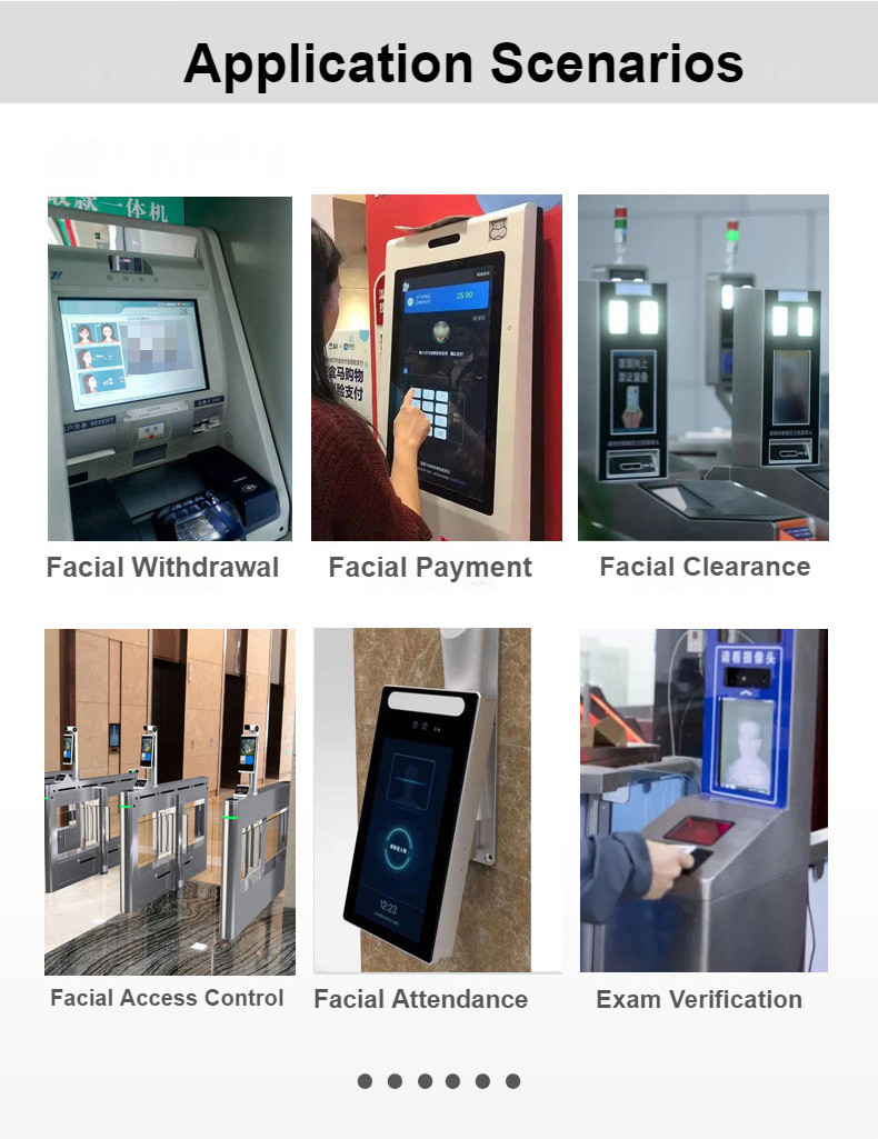 K50P Viewing Angle ≤80° Face Recognition External Camera for Live Body Detection and ID Comparison Industrial Camera
