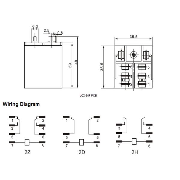 JQX-30F 2Z AC 220V 30A Coil Electrical general purpose relay