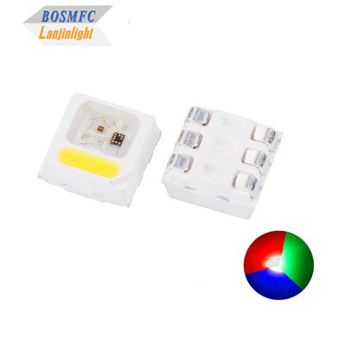 Quality High Brightness 3535 RGBW Multi Color SMD LED SK6812 WS2812B IC Built In Addressable Digital RGBWW LED Chip for sale