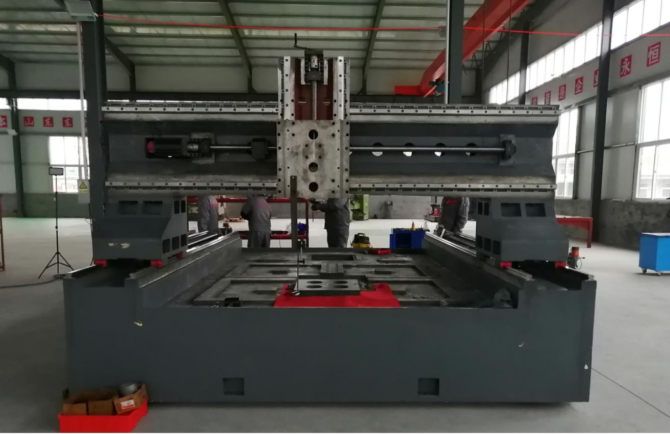 High Speed CNC Metal Plate Accuracy Milling Drilling Machine With Tapping BT50 Spindle