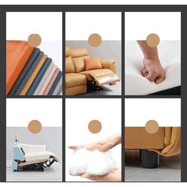 BN Space Capsule Chaise Longue Combination Functional Sofa Living Room Minimalist Corner L-Shaped Electric Recliner