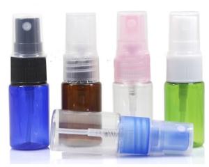 China Empty Plastic Cosmetic Spray Bottle Transparent 5ml 8ml Sample Size FDA wholesale