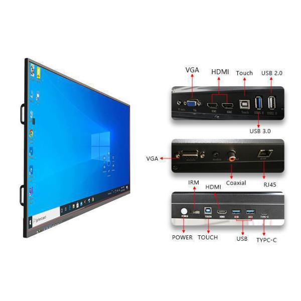 110 Inch Smart Digital Whiteboard Electronic 4K LCD Screen Interactive Touch Screen Whiteboard
