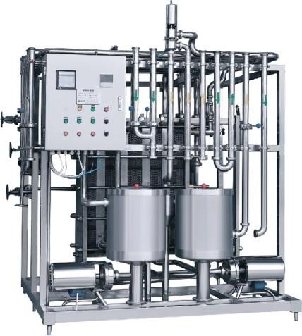 Quality Sliver Color Milk Pasteurization Equipment , Milk Pasteurisation Machine Customized Size for sale