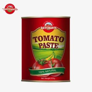 China Crafted Withattention In China 850g Canned Tomato Paste Of Superior Quality Proudly Features A 28/30% Brix Concentration wholesale
